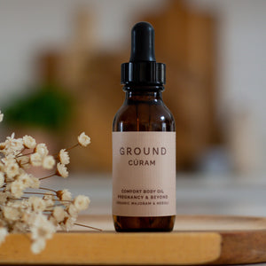 Comfort Body Oil - A skin softening and nourishing body oil, this blend of naturally powerful ingredients is delicately balanced to provide effective relief while catering to those in need of a lighter more sensitive formula.