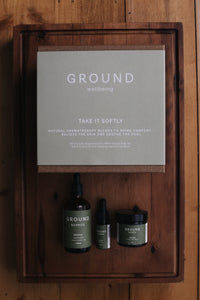 Ground Wellbeing Take it Softly cancer care gift set 