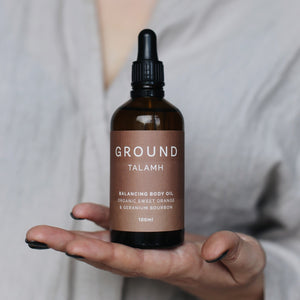 GROUND Wellbeing Talamh Balancing Body Oil